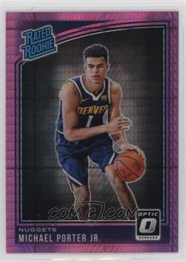 2018-19 Panini Donruss Optic - [Base] - Pink Hyper Prizm #182 - Rated Rookie - Michael Porter Jr.