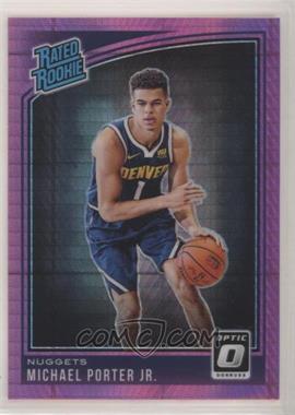 2018-19 Panini Donruss Optic - [Base] - Pink Hyper Prizm #182 - Rated Rookie - Michael Porter Jr.