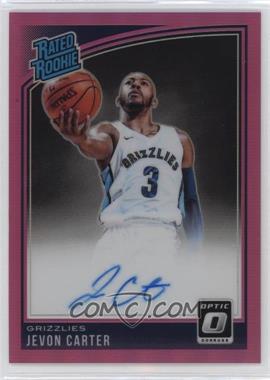 2018-19 Panini Donruss Optic - [Base] - Pink Prizm Signatures #169 - Rated Rookie - Jevon Carter /25