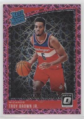2018-19 Panini Donruss Optic - [Base] - Pink Velocity Prizm #192 - Rated Rookie - Troy Brown Jr. /79