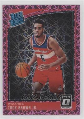 2018-19 Panini Donruss Optic - [Base] - Pink Velocity Prizm #192 - Rated Rookie - Troy Brown Jr. /79