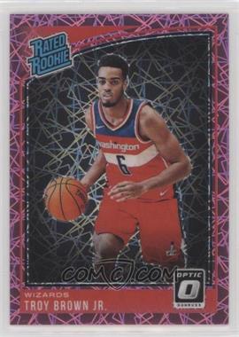 2018-19 Panini Donruss Optic - [Base] - Pink Velocity Prizm #192 - Rated Rookie - Troy Brown Jr. /79