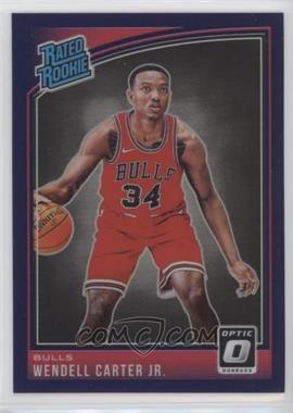 2018-19 Panini Donruss Optic - [Base] - Purple Prizm #170 - Rated Rookie - Wendell Carter Jr.