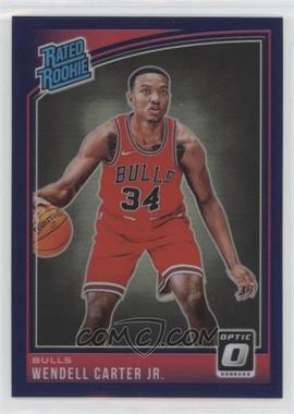 2018-19 Panini Donruss Optic - [Base] - Purple Prizm #170 - Rated Rookie - Wendell Carter Jr.