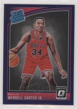 2018-19 Panini Donruss Optic - [Base] - Purple Prizm #170 - Rated Rookie - Wendell Carter Jr.