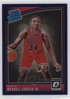 2018-19 Panini Donruss Optic - [Base] - Purple Prizm #170 - Rated Rookie - Wendell Carter Jr.