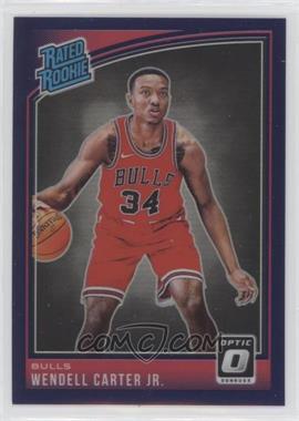 2018-19 Panini Donruss Optic - [Base] - Purple Prizm #170 - Rated Rookie - Wendell Carter Jr.