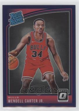 2018-19 Panini Donruss Optic - [Base] - Purple Prizm #170 - Rated Rookie - Wendell Carter Jr.