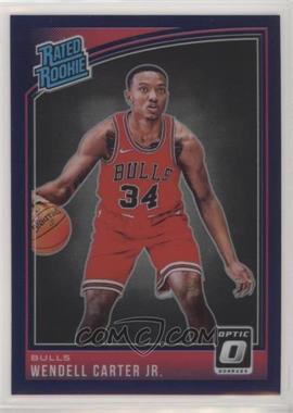 2018-19 Panini Donruss Optic - [Base] - Purple Prizm #170 - Rated Rookie - Wendell Carter Jr.