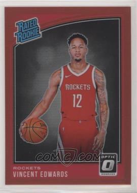 2018-19 Panini Donruss Optic - [Base] - Red Prizm #165 - Rated Rookie - Vincent Edwards /99