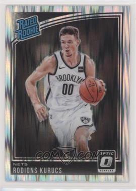 2018-19 Panini Donruss Optic - [Base] - Shock Prizm #155 - Rated Rookie - Rodions Kurucs