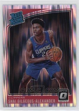 2018-19 Panini Donruss Optic - [Base] - Shock Prizm #162 - Rated Rookie - Shai Gilgeous-Alexander