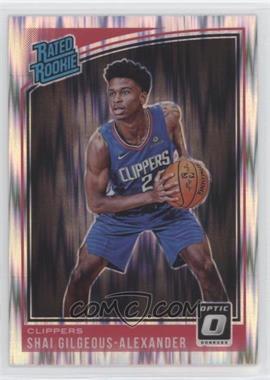 2018-19 Panini Donruss Optic - [Base] - Shock Prizm #162 - Rated Rookie - Shai Gilgeous-Alexander