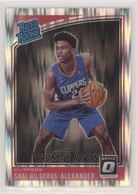 2018-19 Panini Donruss Optic - [Base] - Shock Prizm #162 - Rated Rookie - Shai Gilgeous-Alexander