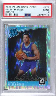 2018-19 Panini Donruss Optic - [Base] - Shock Prizm #172 - Rated Rookie - Miles Bridges [PSA 9 MINT]