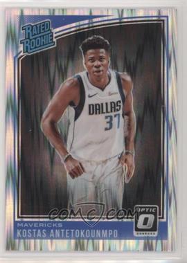 2018-19 Panini Donruss Optic - [Base] - Shock Prizm #185 - Rated Rookie - Kostas Antetokounmpo