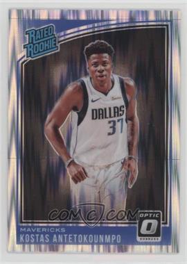 2018-19 Panini Donruss Optic - [Base] - Shock Prizm #185 - Rated Rookie - Kostas Antetokounmpo