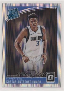 2018-19 Panini Donruss Optic - [Base] - Shock Prizm #185 - Rated Rookie - Kostas Antetokounmpo