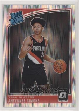 2018-19 Panini Donruss Optic - [Base] - Shock Prizm #186 - Rated Rookie - Anfernee Simons