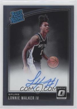 2018-19 Panini Donruss Optic - [Base] - Signatures #174 - Rated Rookie - Lonnie Walker IV