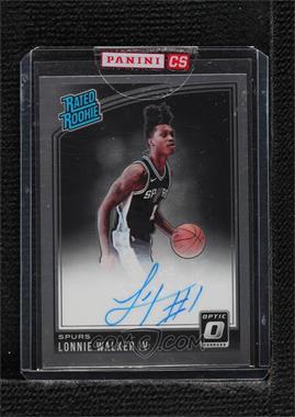 2018-19 Panini Donruss Optic - [Base] - Signatures #174 - Rated Rookie - Lonnie Walker IV [Uncirculated]