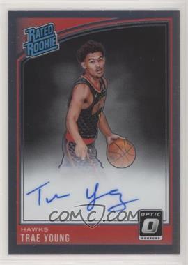 2018-19 Panini Donruss Optic - [Base] - Signatures #198 - Rated Rookie - Trae Young