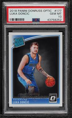 2018-19 Panini Donruss Optic - [Base] #177 - Rated Rookie - Luka Doncic [PSA 10 GEM MT]