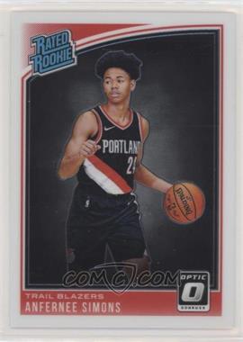 2018-19 Panini Donruss Optic - [Base] #186 - Rated Rookie - Anfernee Simons