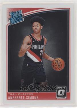 2018-19 Panini Donruss Optic - [Base] #186 - Rated Rookie - Anfernee Simons