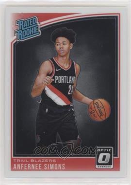 2018-19 Panini Donruss Optic - [Base] #186 - Rated Rookie - Anfernee Simons