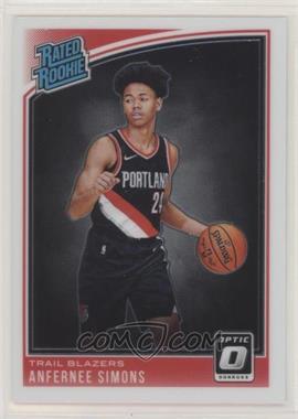 2018-19 Panini Donruss Optic - [Base] #186 - Rated Rookie - Anfernee Simons