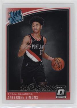 2018-19 Panini Donruss Optic - [Base] #186 - Rated Rookie - Anfernee Simons