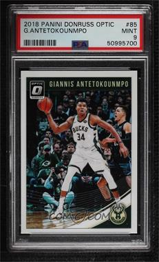 2018-19 Panini Donruss Optic - [Base] #85 - Giannis Antetokounmpo [PSA 9 MINT]