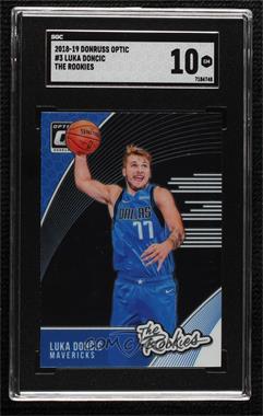 2018-19 Panini Donruss Optic - The Rookies #3 - Luka Doncic [SGC 10 GEM]