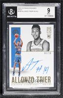 Rookie Scripted Signatures - Allonzo Trier [BGS 9 MINT] #/10