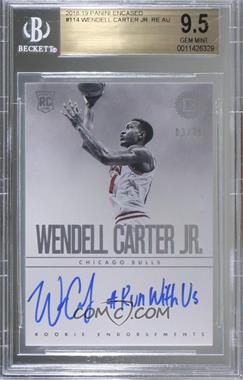 2018-19 Panini Encased - [Base] #114 - Rookie Endorsements - Wendell Carter Jr. /75 [BGS 9.5 GEM MINT]