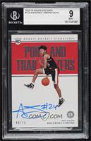 Rookie Notable Signatures - Anfernee Simons [BGS 9 MINT] #/75