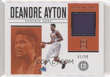 2018-19 Panini Encased - Rookie Materials #RM-DA - Deandre Ayton /99