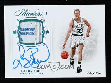 2018-19 Panini Flawless - Laundry Tag Autographs #LT-LBD - Larry Bird /1