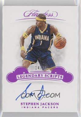 2018-19 Panini Flawless - Legendary Scripts - Pink #LS-SJK - Stephen Jackson /20