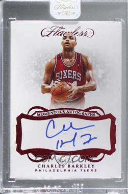 2018-19 Panini Flawless - Momentous Autographs - Ruby #MA-CBK - Charles Barkley /15 [Uncirculated]