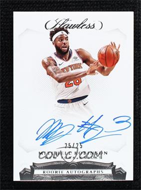 2018-19 Panini Flawless - Rookie Autographs #RA-MRB - Mitchell Robinson /25