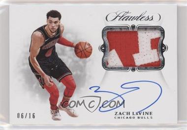 2018-19 Panini Flawless - Signature Prime Materials #SP-ZLV - Zach LaVine /16