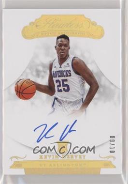 2018-19 Panini Flawless Collegiate - [Base] - Gold #148 - Flawless Rookie Autographs - Kevin Hervey /10