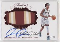 Flawless Rookie Autographs - Jerome Robinson #/20