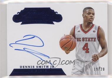 2018-19 Panini Flawless Collegiate - Flawless Team Slogan Signatures #TSS-DS - Dennis Smith Jr. /25