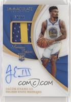 Rookie Patch Autographs - Jacob Evans III #/24