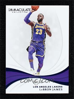 2018-19 Panini Immaculate Collection - [Base] - Blue #55 - LeBron James /25