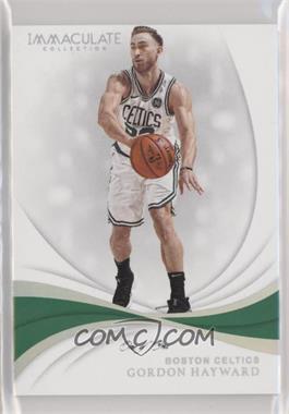 2018 19 Panini Immaculate Collection Base Platinum 96 Gordon Hayward 1
