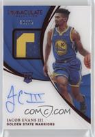 Rookie Patch Autographs - Jacob Evans III #/25